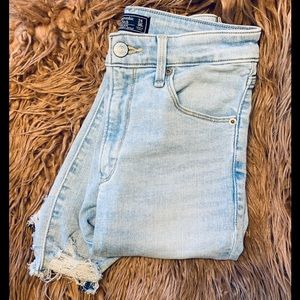 Abercrombie & Fitch Light Blue Skinny Jeans